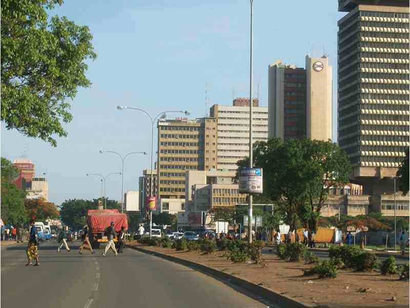 Lusaka, Zambia city view
